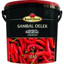 ROYAL ORIENT  Sambal Oelek 10kg | 黑桶(红盖) 辣椒酱 10kg / 桶