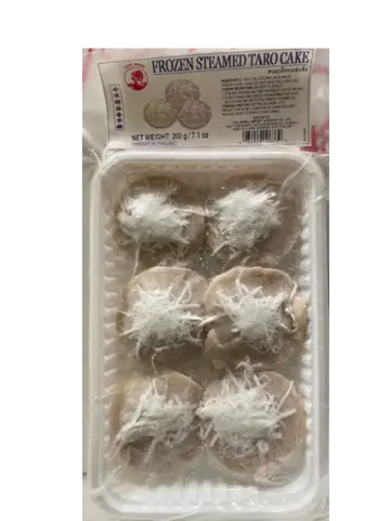 COCK Frozen Steamed Taro Cake Ka-No-Pheuak 200g | COCK 冷冻 椰丝香芋粿 200g