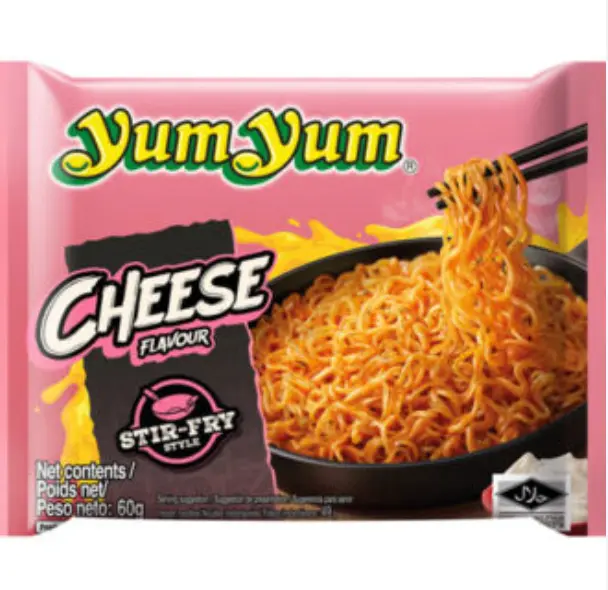 YUM YUM Instant Stir-Fry Style Noodle Cheese Flavor 60g | YUM YUM 方便炒面 芝士味 60g