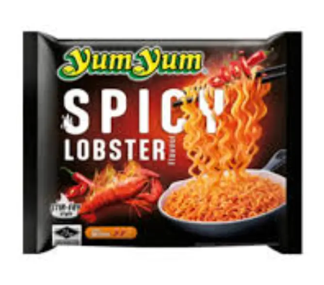 YUM YUM Instant Stir-Fry Style Noodle Spicy Lobster Flavor 100g | YUM YUM 方便炒面 香辣龙虾味 100g