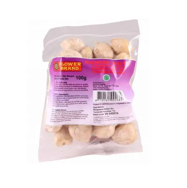 Flower Brand Kemiri Candlenut 100g | Flower Brand 石栗仁 100g