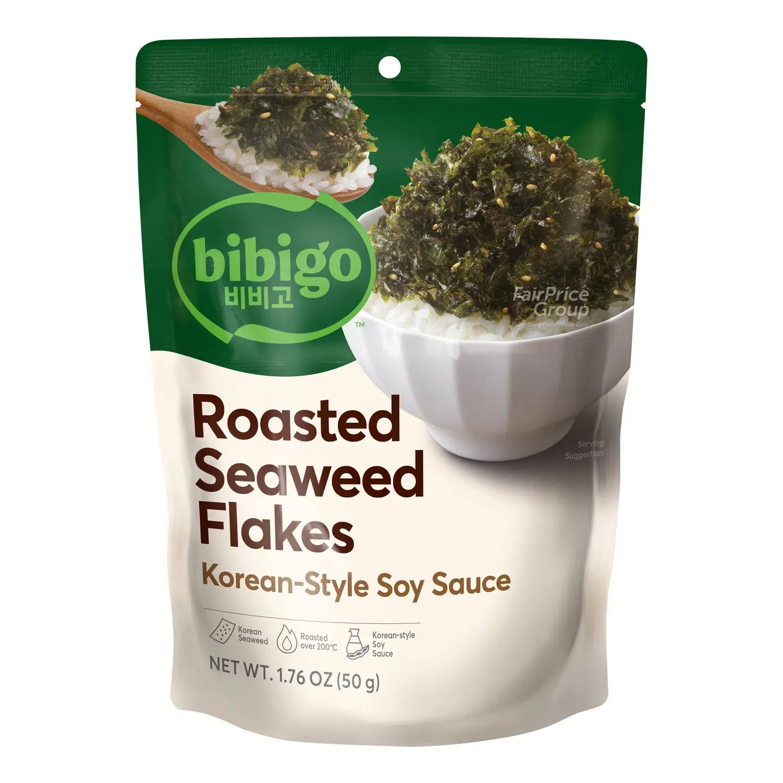 BIBIGO Roasted Seaweed Flakes with Korean-Style Soy Sauce 50 g | 必品阁 海苔碎 50克
