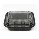 SP6 takeaway box (Black) for hot meal 500ml 300sets | SP6 中餐热餐外卖盒 500ml (方形黑色) 300套/箱