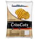 LW Seasoned Crisscuts Fries Skin On 2.5kg/unit | LW 冰冻 薯格 2.5kg/unit